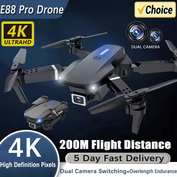 4k طائرة درون E88Pro RC بكاميرا احترافية