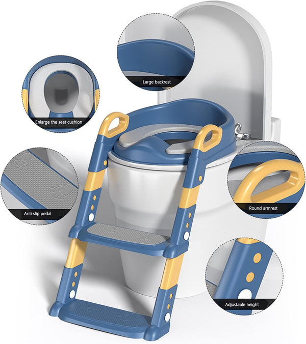 PottyPal™  Children Toilet Ladder سلم المرحاض للأطفال | مقعد تدريب مع درج